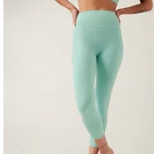 Athleta Salutation Stash Pocket II 7/8 Tight Reef Green Size Large